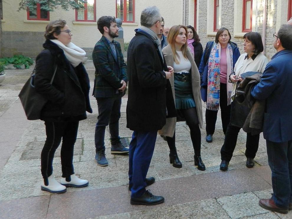 Díaz quiere ampliar la oferta de la Universidad de Zaragoza en Jaca