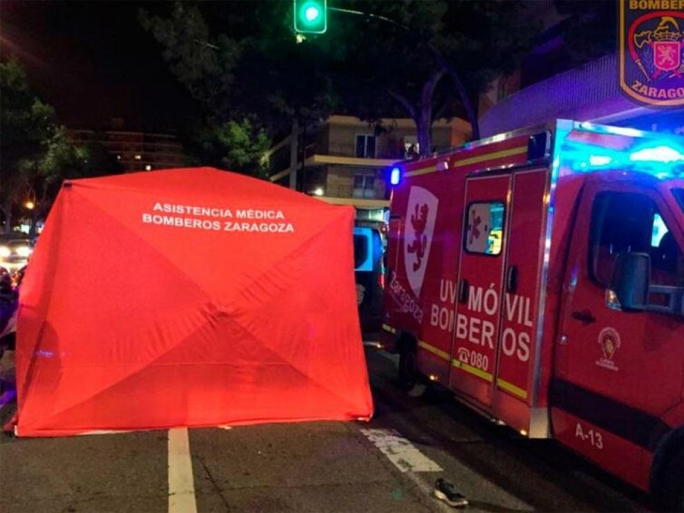 Mueren dos motoristas en el casco urbano de Zaragoza con apenas dos horas de diferencia
