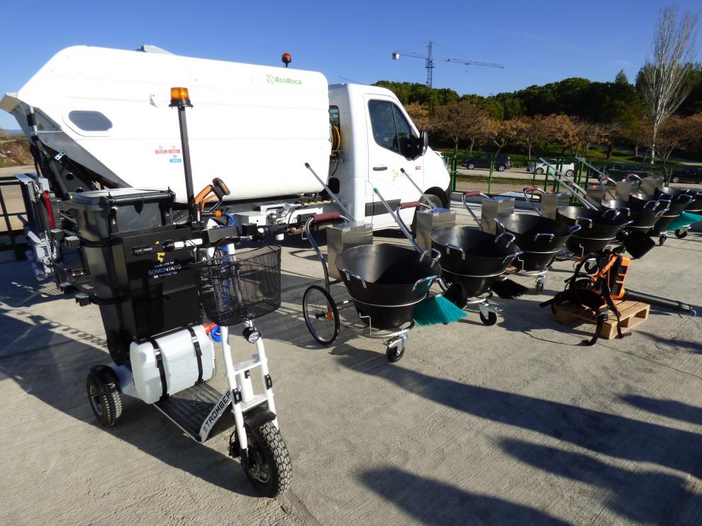 La Comarca del Somontano adquiere nuevos vehículos y medios para la recogida de residuos y limpieza viaria