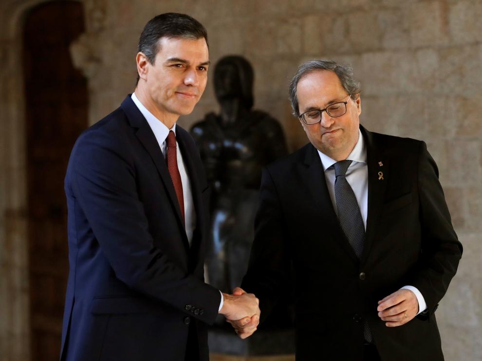 Sánchez y Torra encabezarán una mesa sin mediador