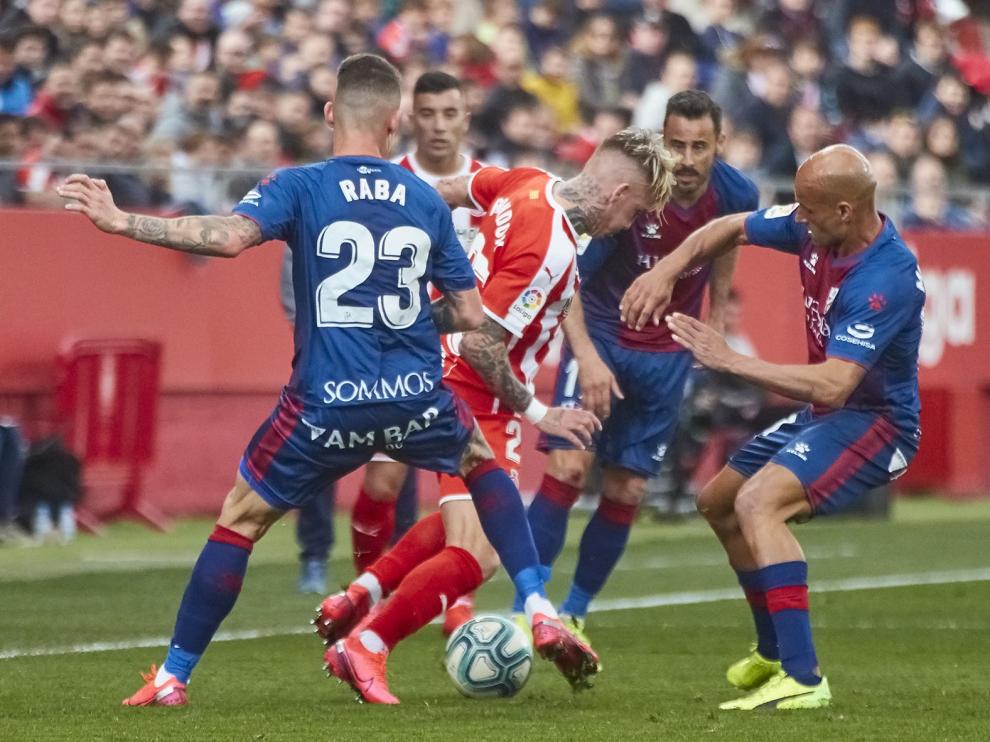 El Girona da otro palo al Huesca en el tiempo añadido (1-0)