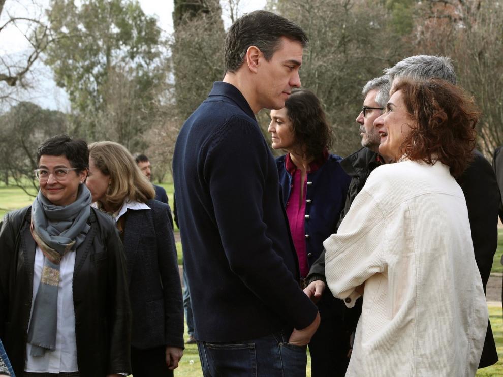 Sánchez comparte prioridades y objetivos con sus 22 ministros