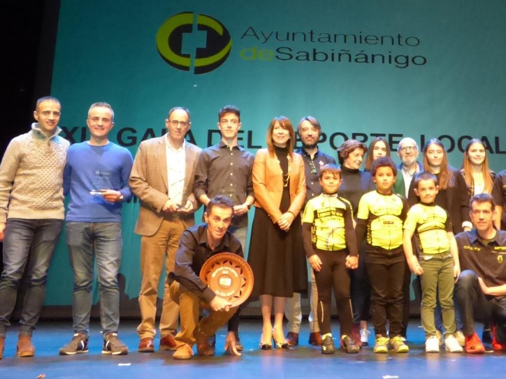Jorge Arcas y Ruth Larrosa, los mejores deportistas en Sabiñánigo