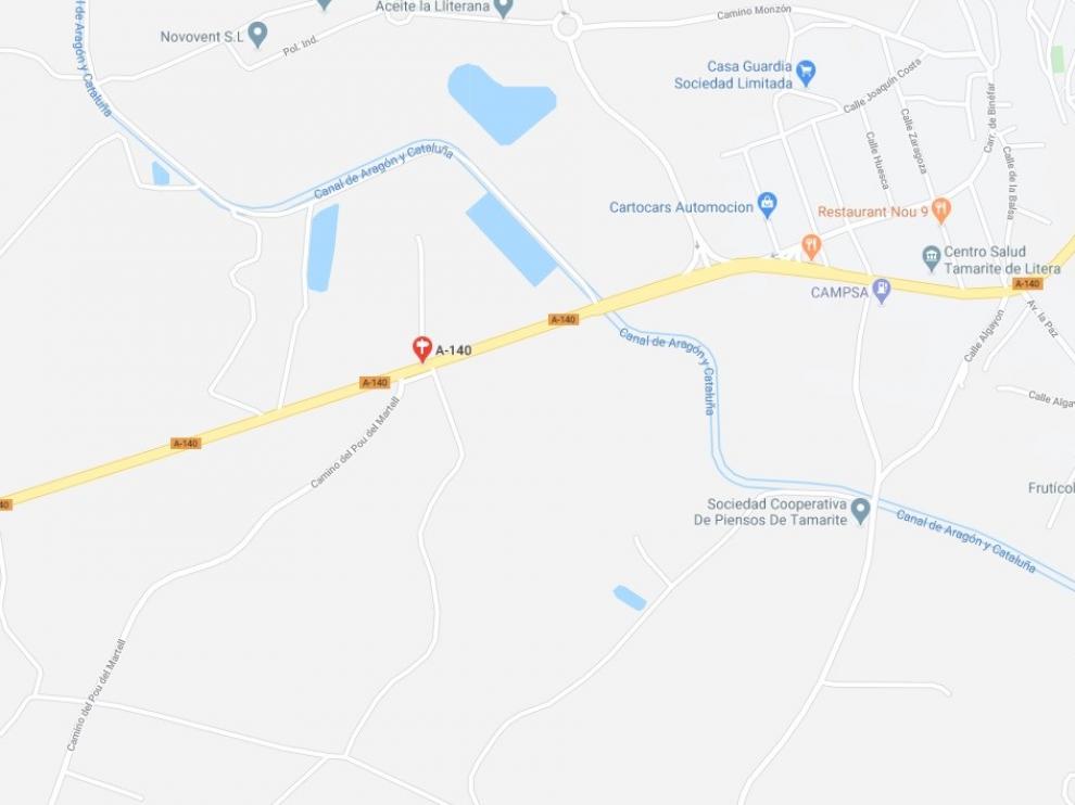 Dos personas resultan heridas en un accidente de motocicleta en San Esteban de Litera