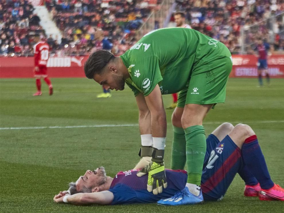 Luisinho sufre una lesión muscular en el cuádriceps izquierdo