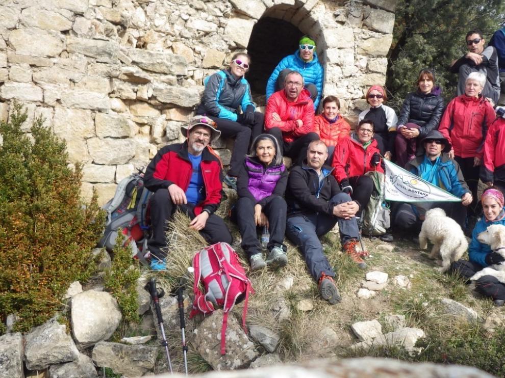 Subida al "Muro" y escalada en Cubells del Club Litera de Binéfar