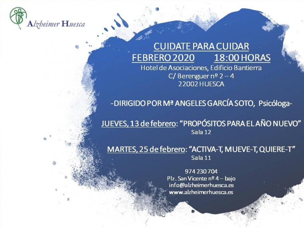 'Cuídate para cuidar' arranca este jueves sus actividades de febrero