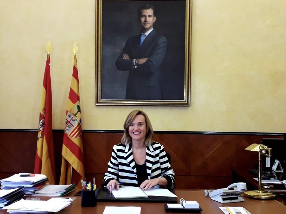 Pilar Alegría expresa su orgullo de ser delegada del Gobierno en Aragón