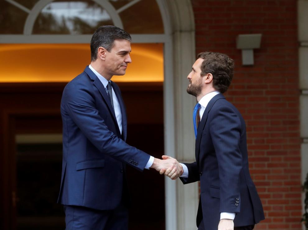 Pedro Sánchez y Pablo Casado constatan su total desencuentro