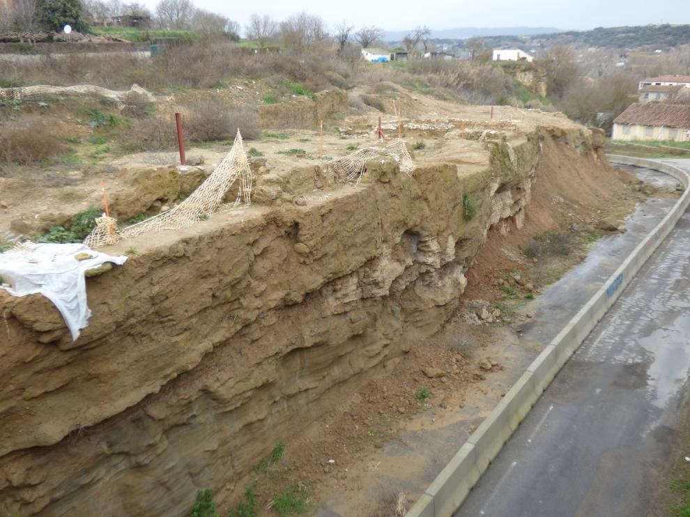 El yacimiento de Barbastro se cubrirá con geotextil y arena