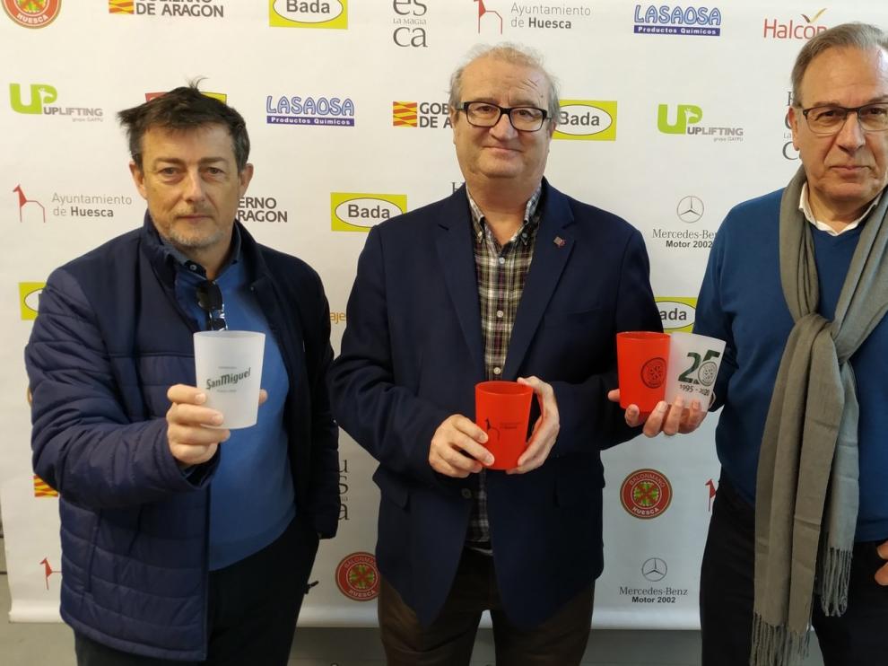 Se estrenan vasos reutilizables en el Palacio de Deportes de Huesca