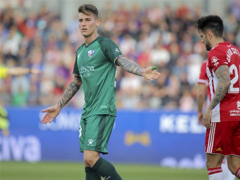 Dani Raba dice que al Huesca le "toca dar ese pasito ya" fuera de casa