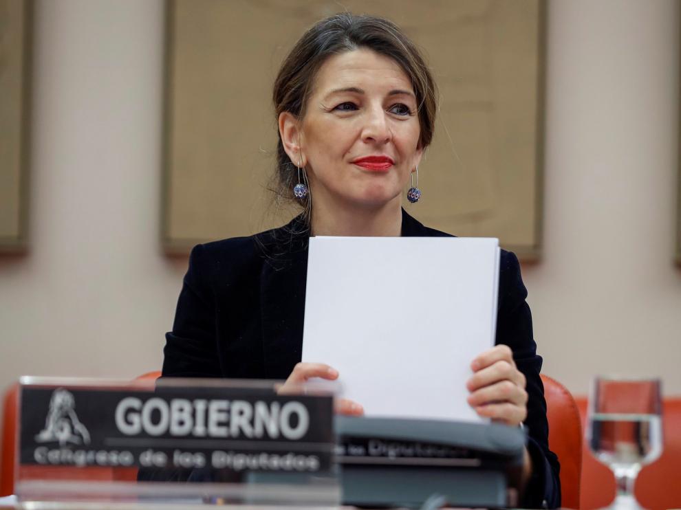 Díaz asegura que la caja única de la Seguridad Social "no se va a tocar"