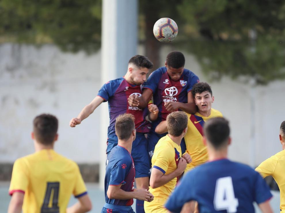 El Huesca juvenil quiere recuperar el pulso ante el Real Zaragoza