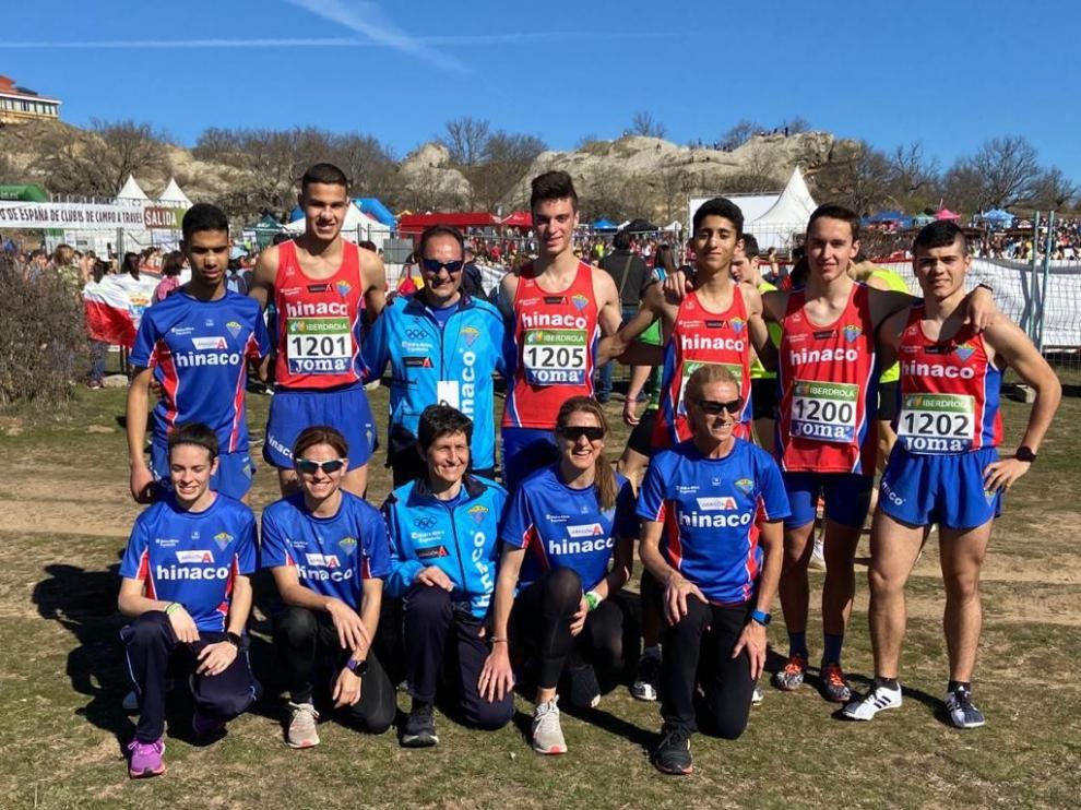 Oroel y los juveniles de Hinaco fueron los mejores en el Campeonato de España de cross por clubes celebrado en Soria