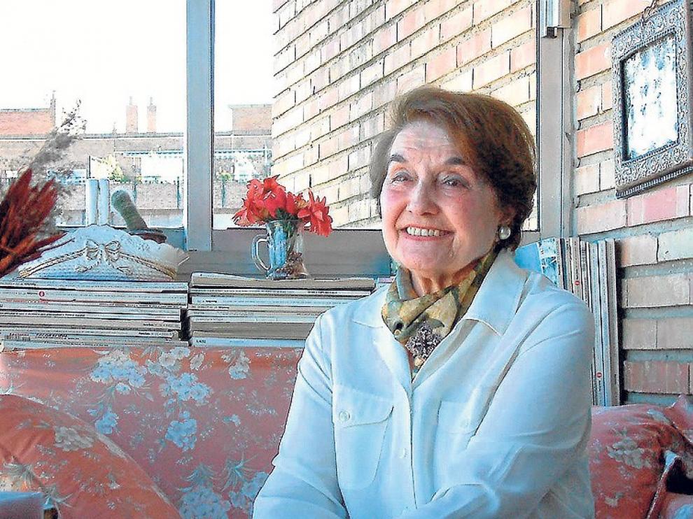 Muere en Huesca la gran acuarelista altoaragonesa Aida Corina
