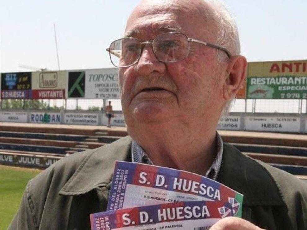 Fallece Máximo Laliena, figura mítica del fútbol oscense