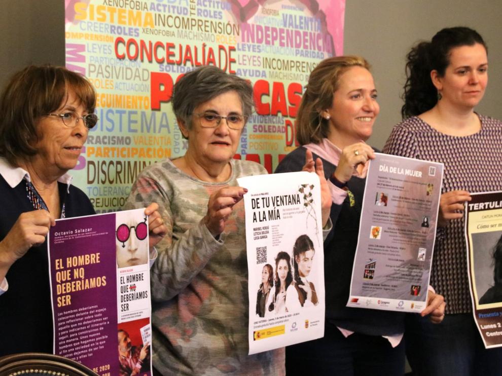 Feministas y Concejo de Monzón se unen en la reivindicación de la igualdad