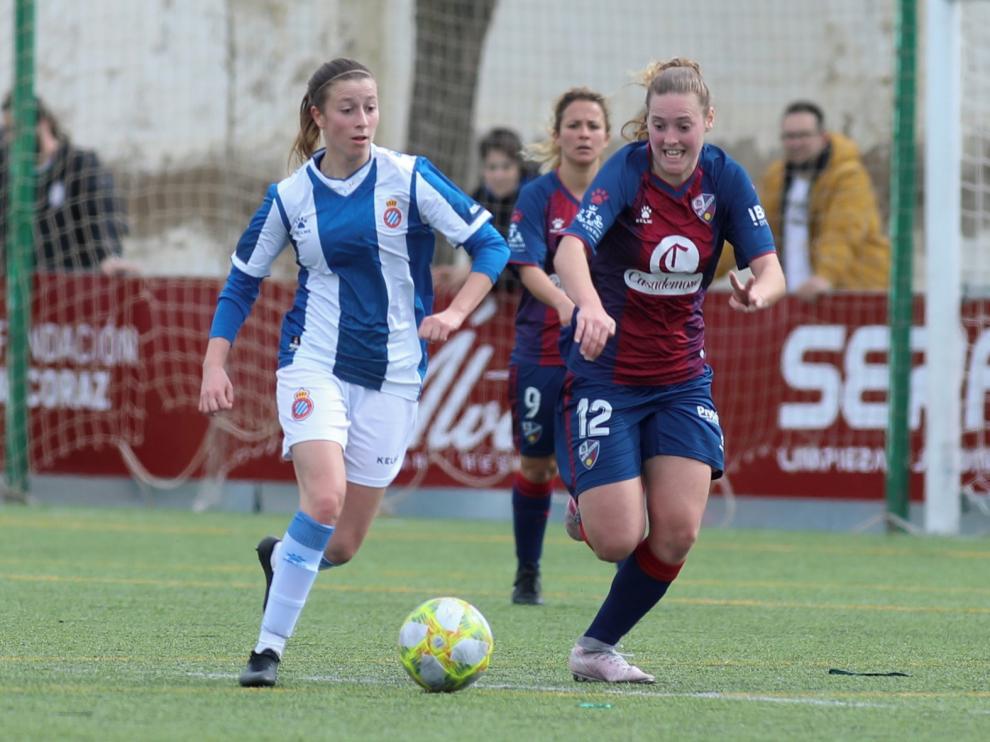 El Huesca femenino hace sudar al Espanyol B pero cae en puesto de descenso