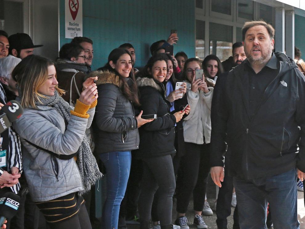 Junqueras sale por primera vez de prisión para trabajar en la universidad