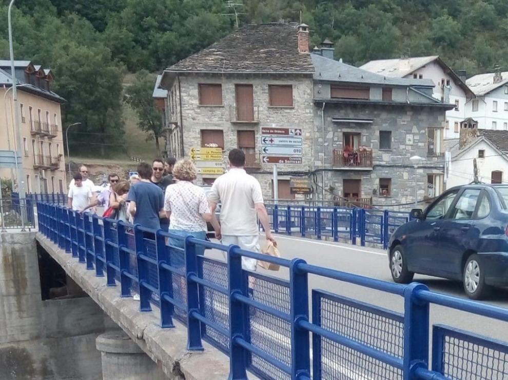 CHA apremia al Gobierno para licitar cuanto antes la ampliación del puente de Broto