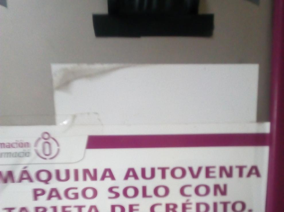 Usuarios de Renfe denuncian que las máquinas de autoventa de Ayerbe están en catalán