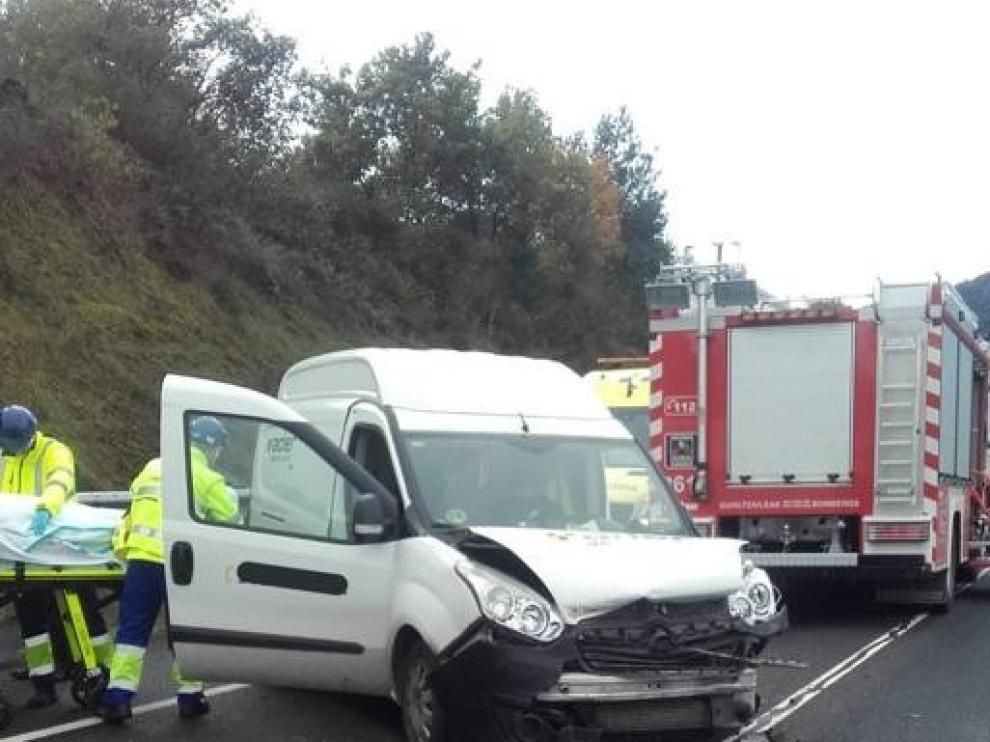 Los accidentes leves de tráfico batieron nuevo récord en 2019 y en Huesca se mantienen