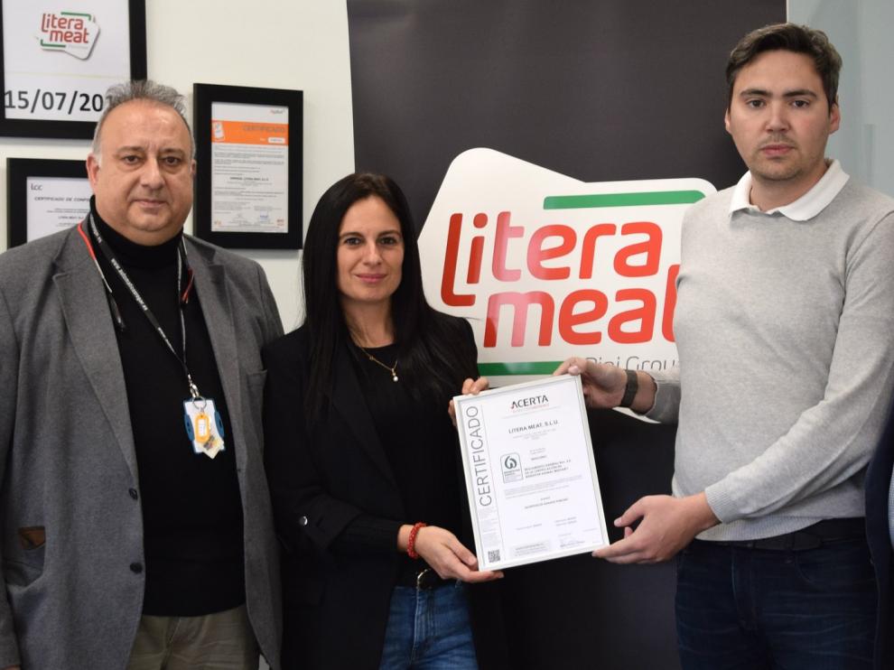 Litera Meat obtiene el certificado de Bienestar Animal Welfare Quality