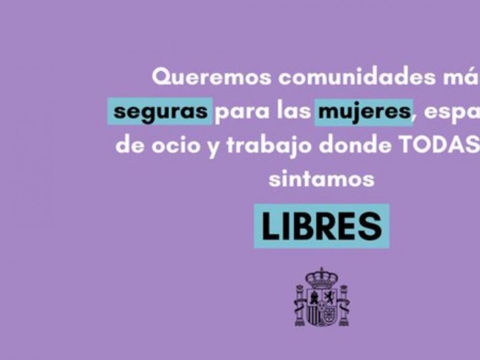 "Libres", el lema de la campaña de Igualdad para el 8-M