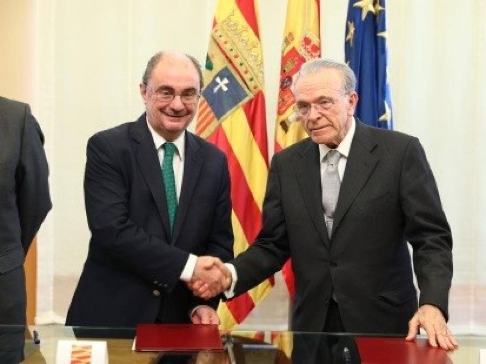 El Gobierno de Aragón y la Fundación "la Caixa" firman un acuerdo para colaborar en materia social y cultural