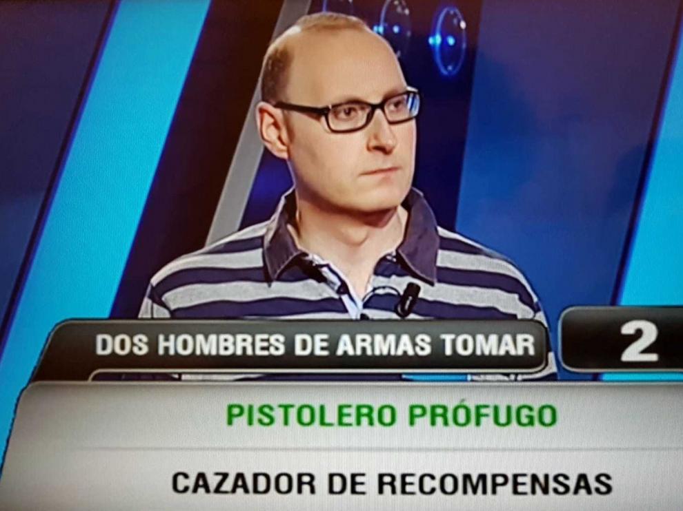 El oscense Luis Monzón concluye su andadura en el concurso "Saber y ganar"