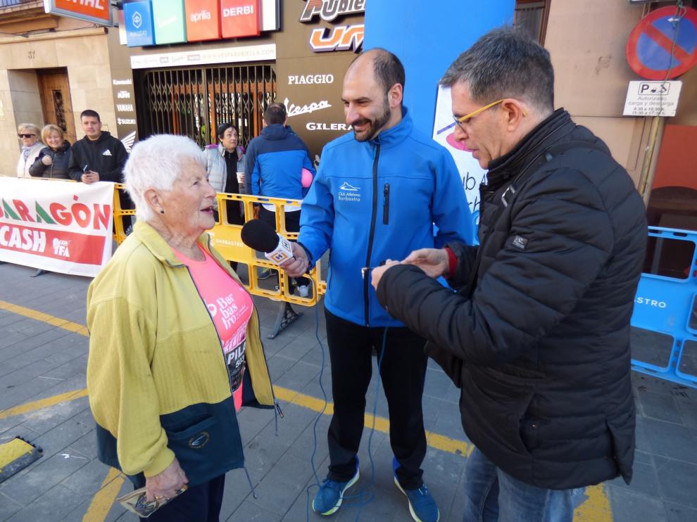 La corredora más veterana