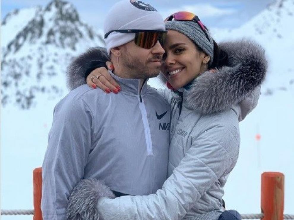Cristina Pedroche y Dabiz Muñoz se enganchan a la nieve en Aramón Formigal-Panticosa