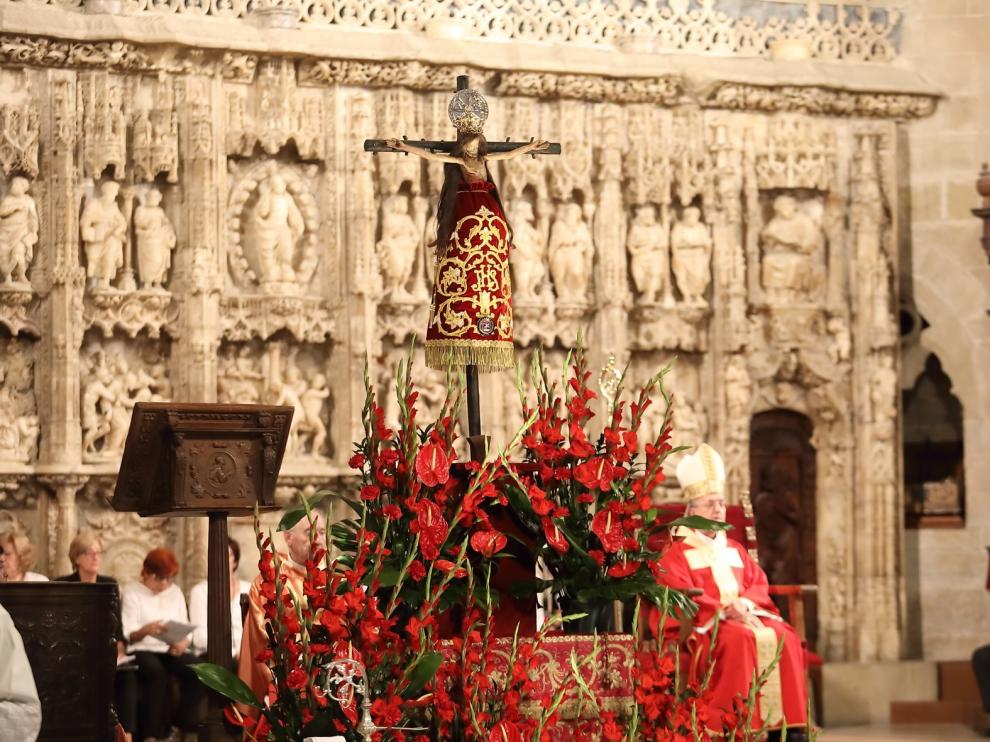 La Diócesis de Huesca instala una webcam para rezar al Santo Cristo de los Milagros