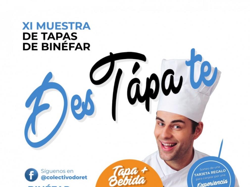 El ayuntamiento de Binéfar y el Colectivo Doret aplazan la Muestra de Tapas "DesTápate"