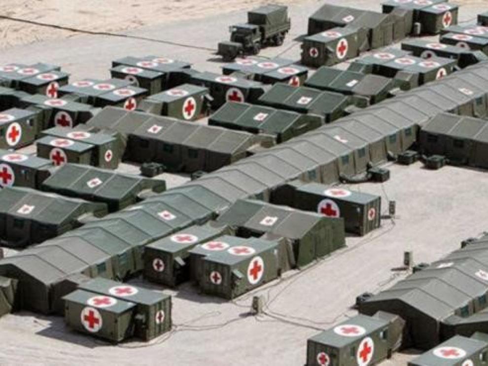 El Ejército dispone de hospitales en Madrid y Zaragoza y otros dos de campaña