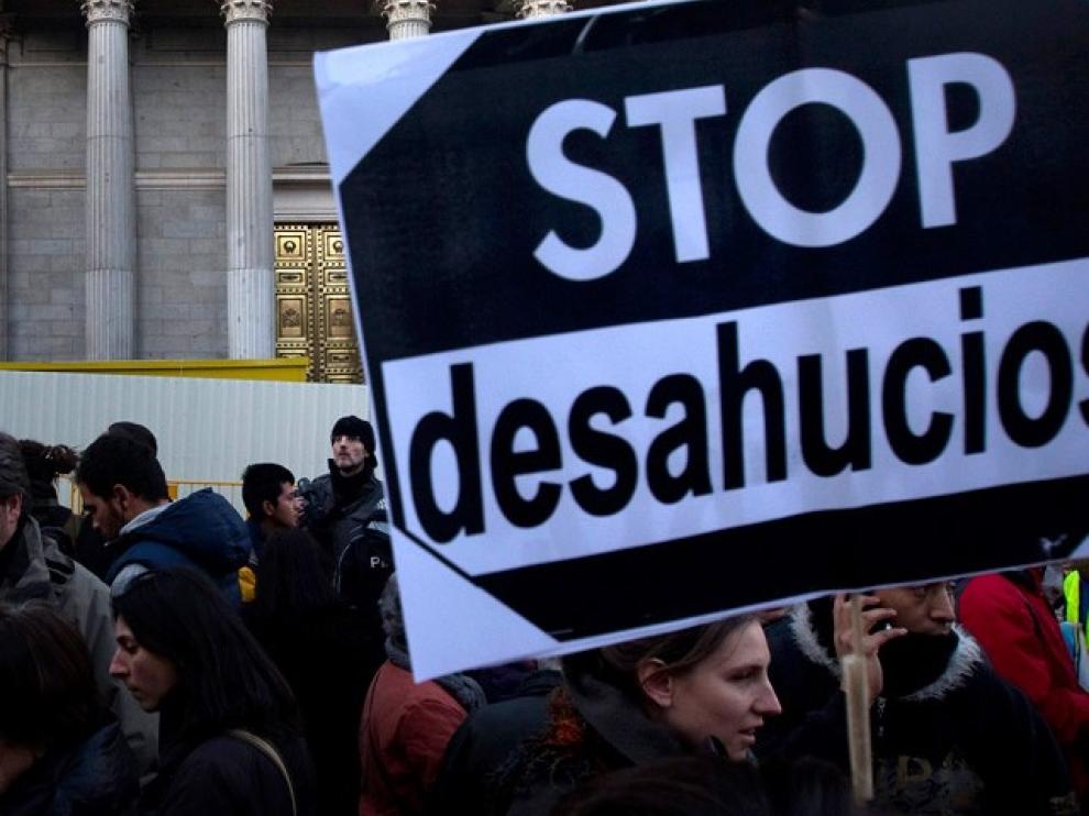 Los desahucios ejecutados bajaron un 15 % el año pasado