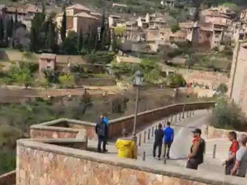 Coronavirus: la presencia de un grupo de turistas indigna a los habitantes de Alquézar