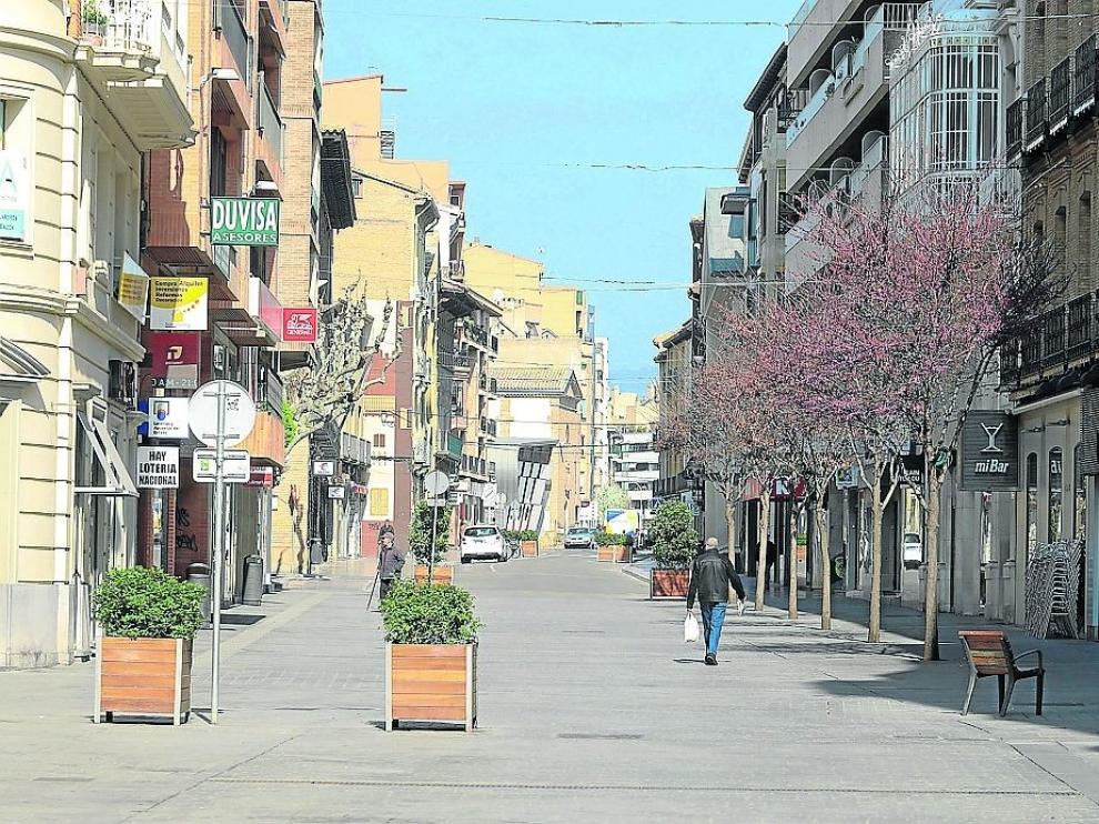 Acatamiento casi unánime del confinamiento por el coronavirus en Huesca salvo cinco bares