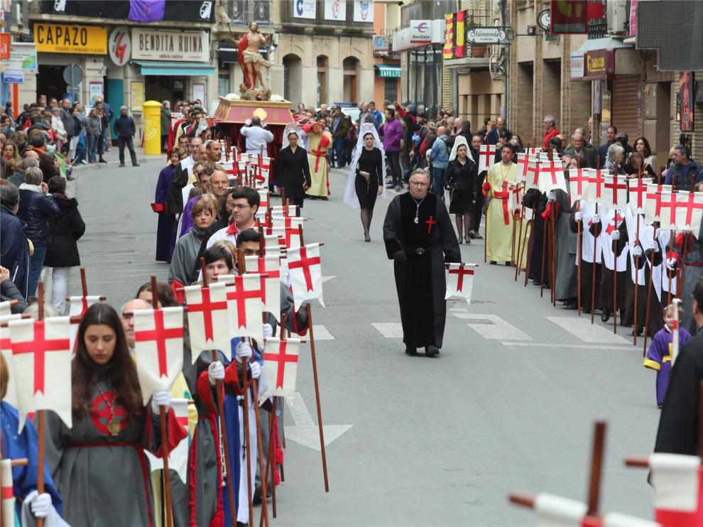La Archicofradía de la Vera Cruz suspende con "pesar" la Semana Santa de Huesca