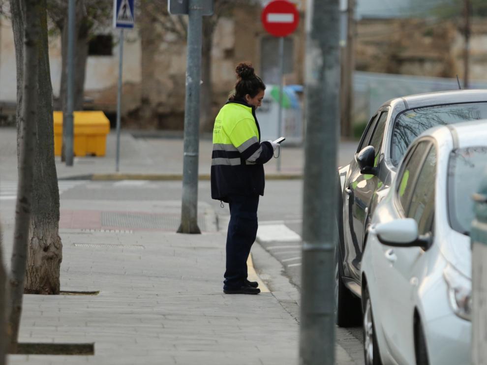 La zona de carga y descarga, accesible de forma permanente
