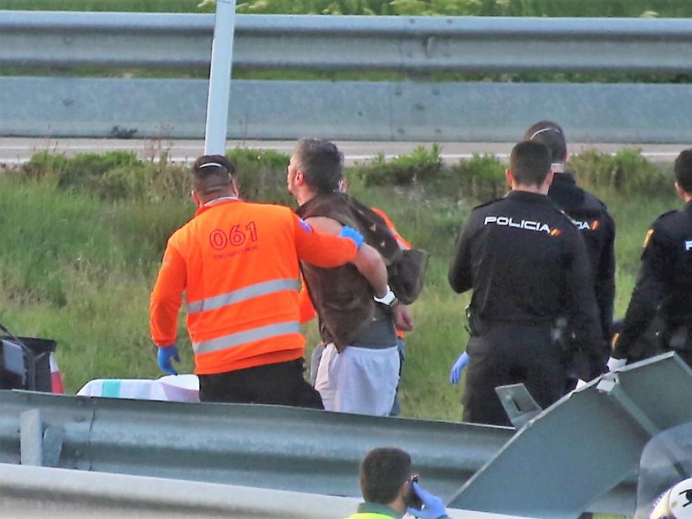 Dos detenidos en Nueno tras una persecución policial con disparos