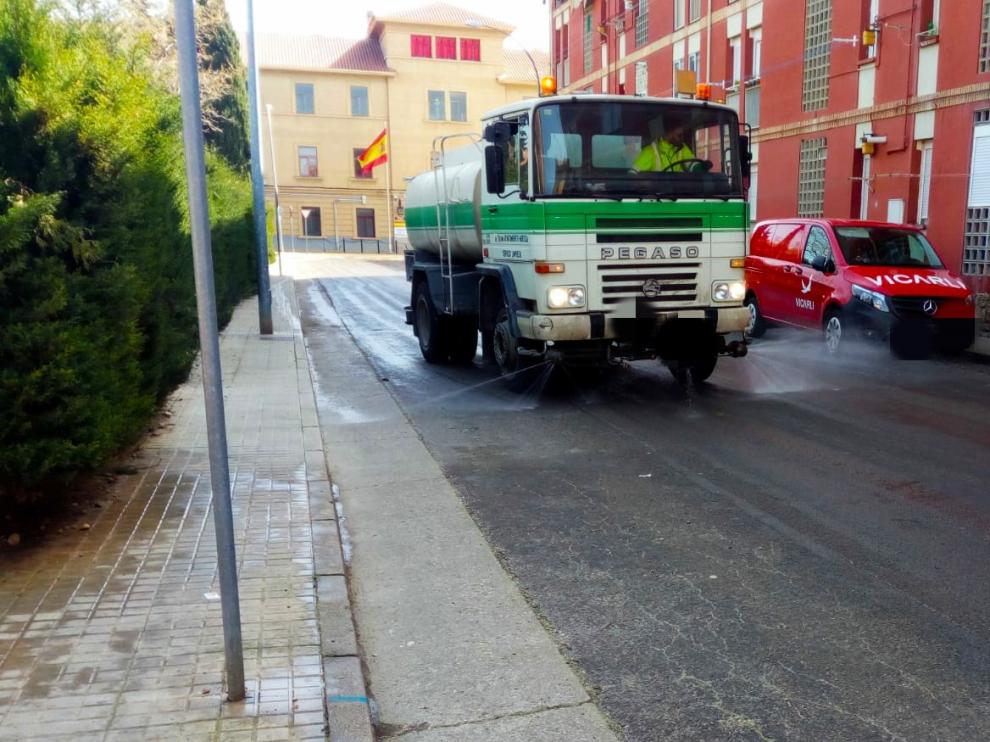 Este lunes comienzan los trabajos de desinfección de los municipios incorporados de Huesca