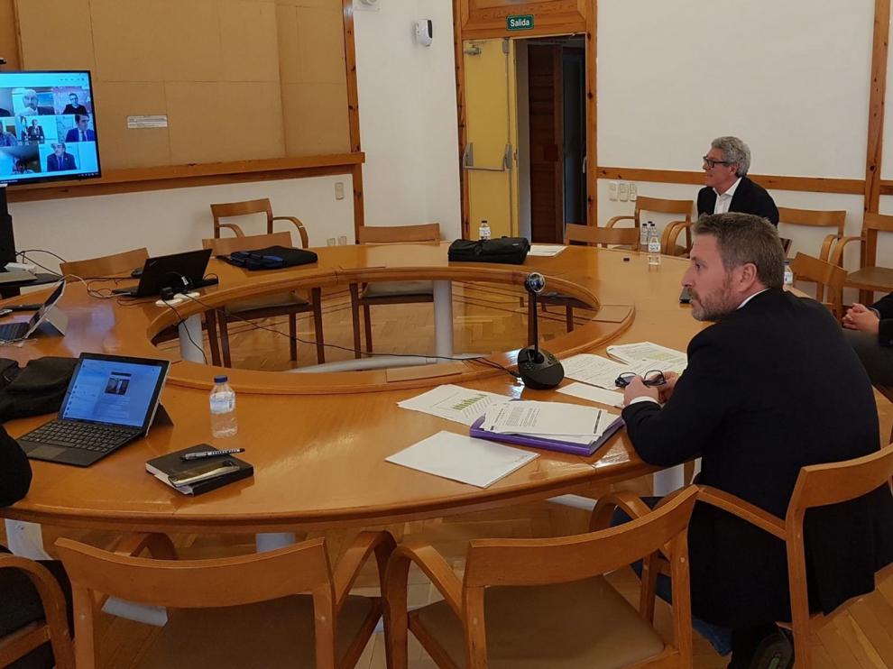 Soro explica las medidas de Aragón en necesidades de movilidad