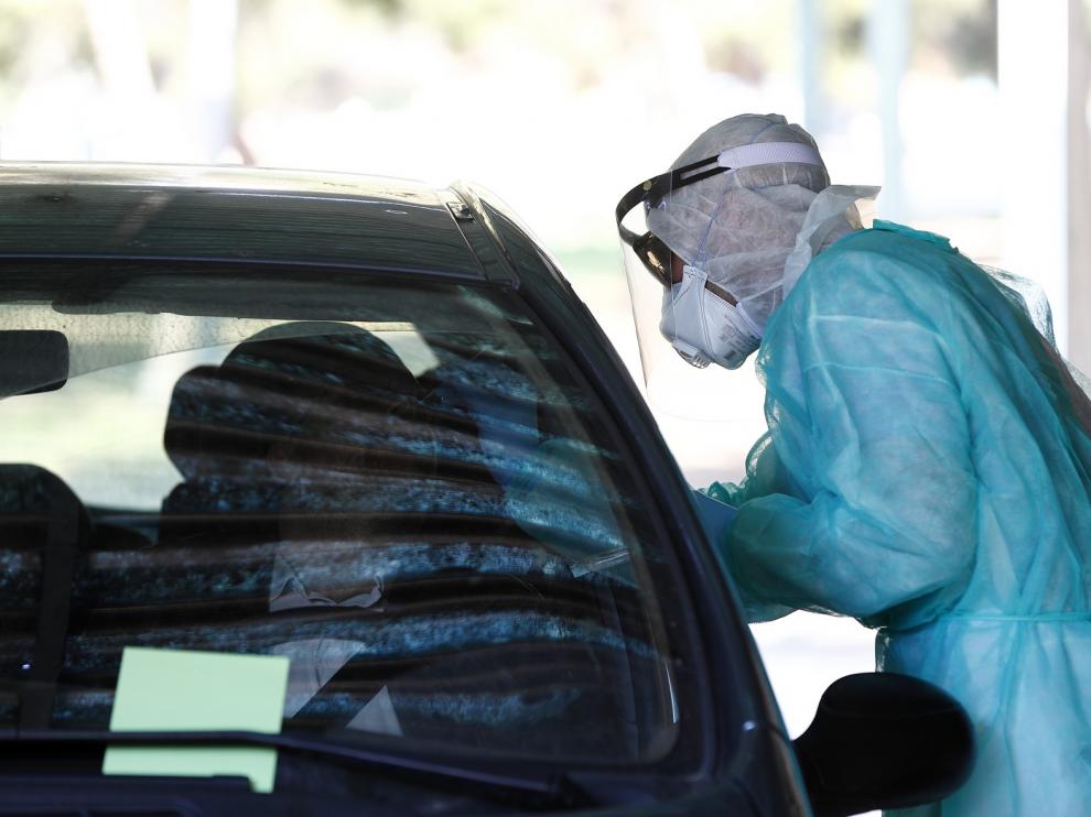 Comienza el sistema de recogida de muestras para los casos sospechosos de coronavirus que puedan desplazarse en coche