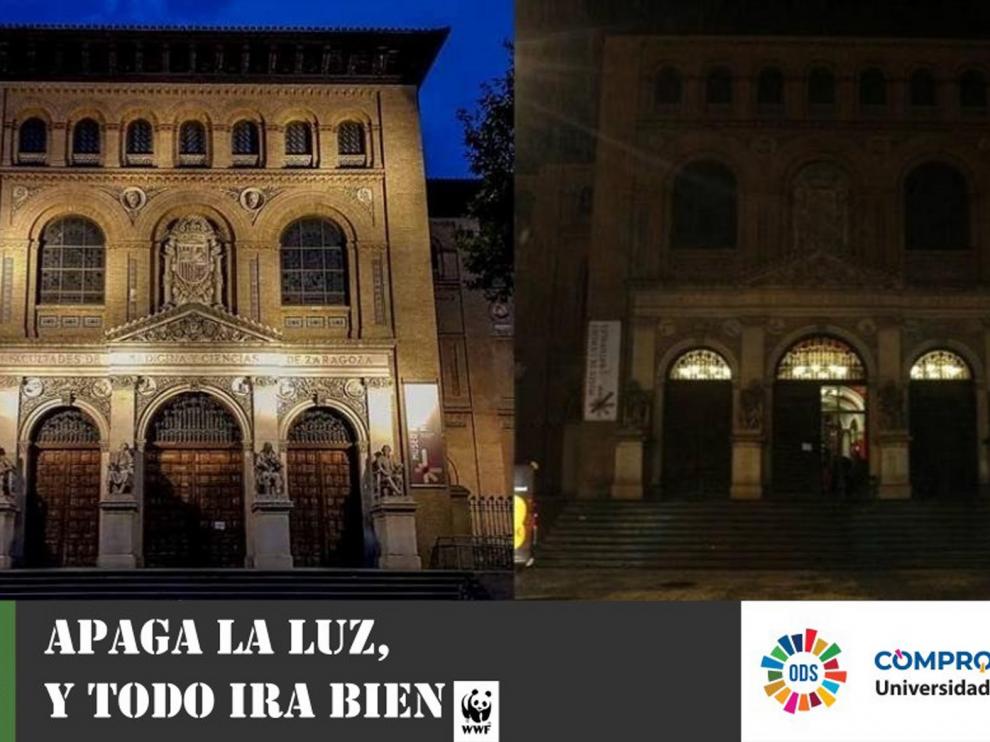 La Universidad de Zaragoza se suma a la Hora del Planeta