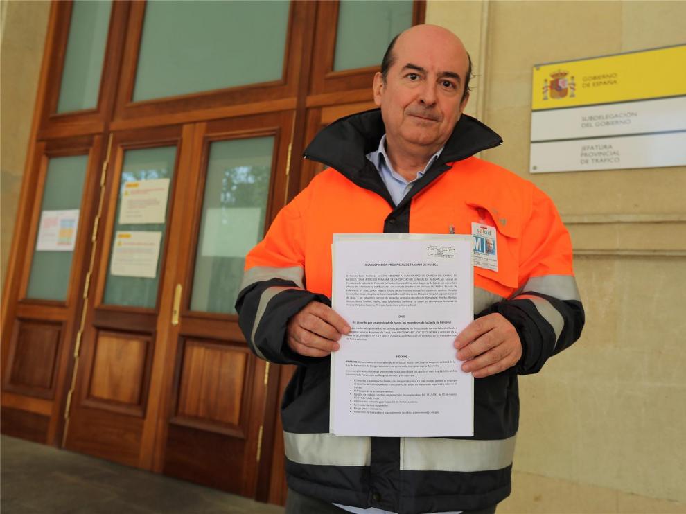 La Junta de Personal de Sanidad de Huesca presenta la denuncia por falta de medios