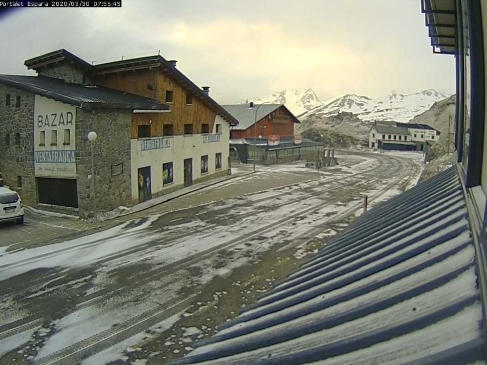 Activada la alerta por nieve en el Pirineo de la provincia de Huesca