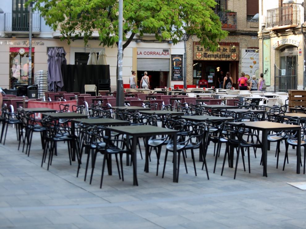 La asociación de hostelería y el ayuntamiento de Huesca trabajan en la reapertura de los verladores