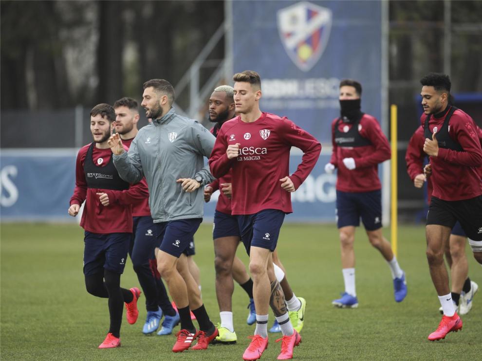El Huesca inicia su segunda semana de trabajo individualizado en casa